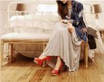 Maxi dress สีเทายาว ผ้านิ่มใส่สบาย รหัส M0162