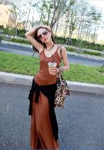 Maxi Dress สายไขว้หลัง รหัส M0166