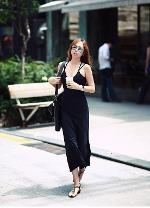 Maxi Dress สายไขว้หลัง รหัส M0166