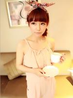 จั๊มสูทสีชมพู แบบน่ารักมากๆ รหัส M00043
