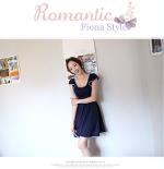 เดรสสั้นน่ารักๆ ใสๆใส่สบายๆ รหัส J00238
