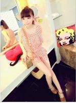 จั๊มสูทลายจุด งานคุณหนู แบบน่ารักมากรหัส M00043